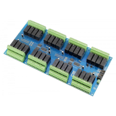 32-Channel DPDT Signal Relay Controller with I2C Interface
